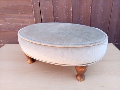Vintage foot stool poufe - stool,