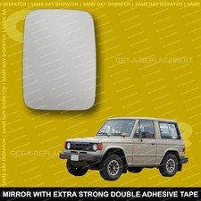 For Mitsubishi Shogun wing mirror glass 82-91 Right Driver side Spherical