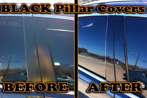 Black pillar posts - pillar, ford