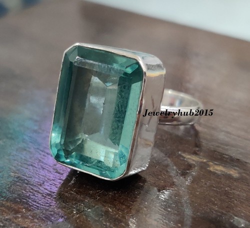 Aquamarine ring solid 925 - solid,