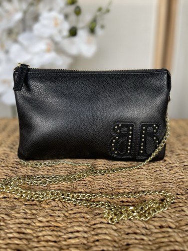 Biba black genuine leather
