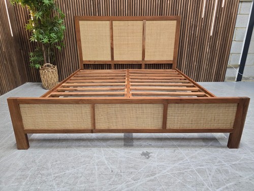 Boho rattan sheesham wood - &,