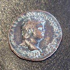 Nero As Roman Coin Temple Of