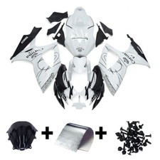 White Black Fairing Kit for Suzuki GSXR600 2006 2007 GSX-R750 K6 06 ABS Bodywork