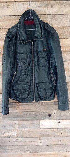 Superdry men black leather - superdry,