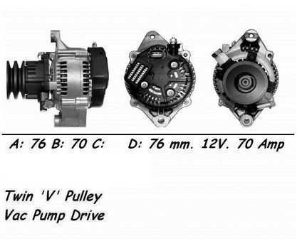 Wai alternator 70amp for - wai,