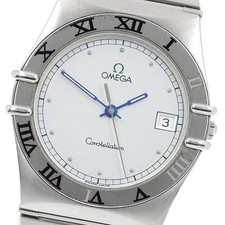 OMEGA Constellation Date Silver Dial Quartz Men's Watch_917160