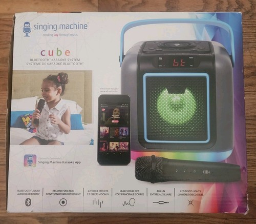 Singing machine cube bluetooth - singing,