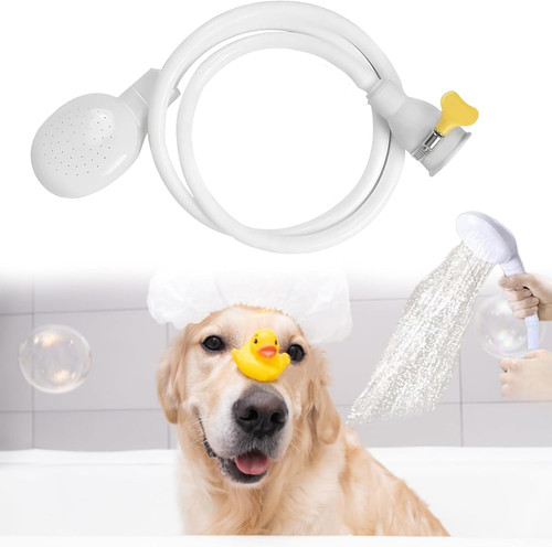 Portable dog shower attachment - portable,