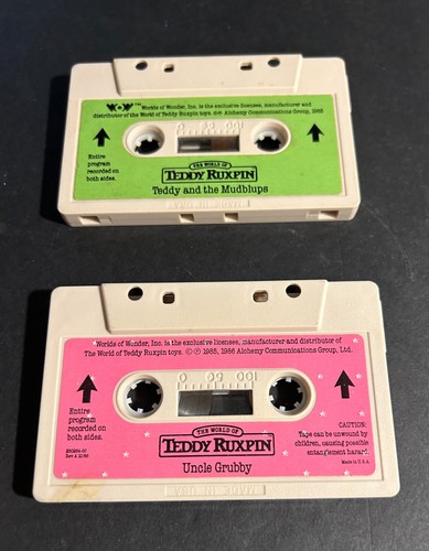 Teddy ruxpin cassette - teddy, lot