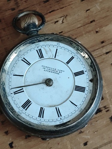 Antique silver pocket watch - antique,