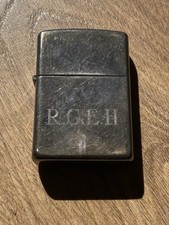Zippo Lighter Silver Plate