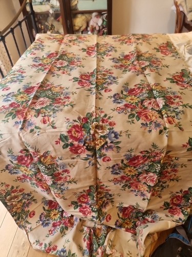 Floral vintage fabric roses - vintage,