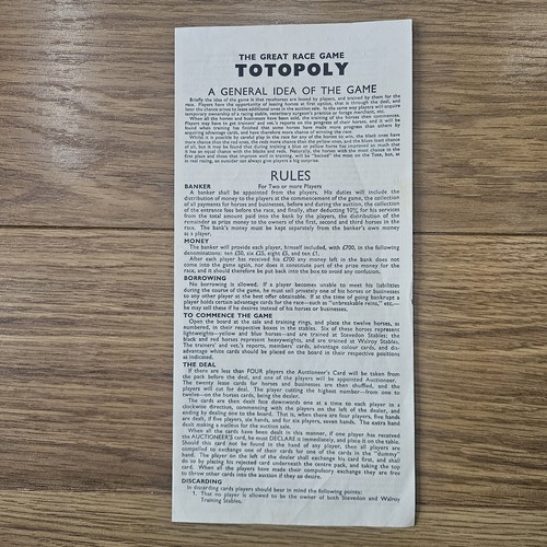 Totopoly vintage board game - totopoly,