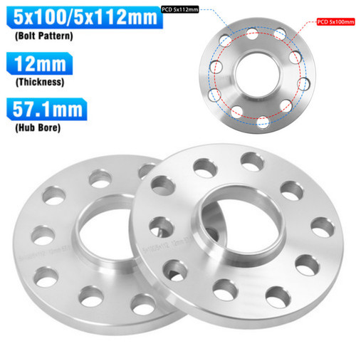 12mm hubcentric silver - 12mm,