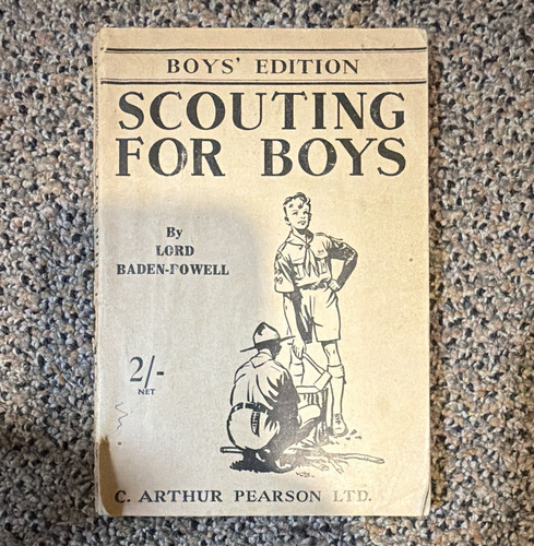 Scouting for boys book - scouting, by