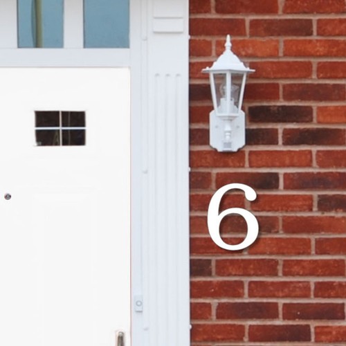 House number bookman acrylic - 6,
