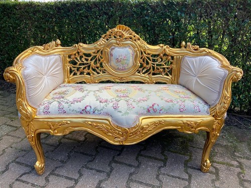 Sofa french louis - louis, gold