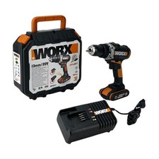 WORX Cordless Drill Driver Starter Kit 50Nm 20V Cordless Drill with Battery/Charger