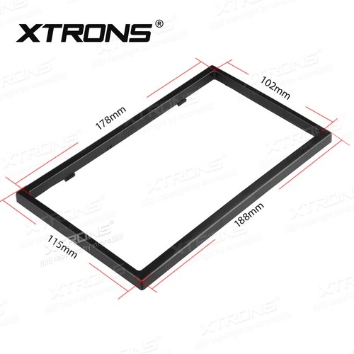 Double din face aperture frame - double,