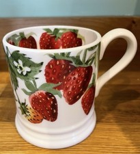 Emma Bridgewater New STRAWBERRIES 1/2 pt MUG 1st Quality