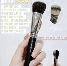 *Rare* MAC Pro MUA Fude Goat Syntheti Split Fiber Cream Liquid Blush Brush #128