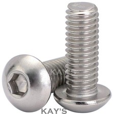 UNC BUTTON HEAD SCREWS A2