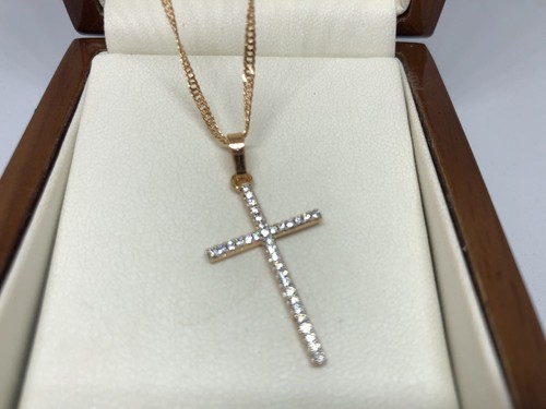 9ct gold filled crucifix cross - crucifix,