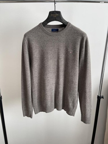 Men gant sweater beige wool - gant,