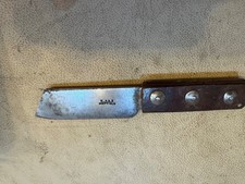 Vintage leather handle W. K&S Sheffield  Tool Scraper Decorators Old Tool