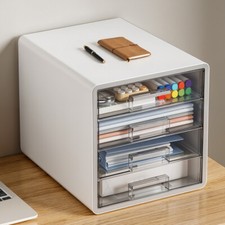 Desktop 4 Drawers Storage Box