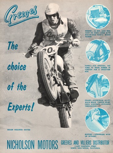 1963 greeves motocross - greeves,