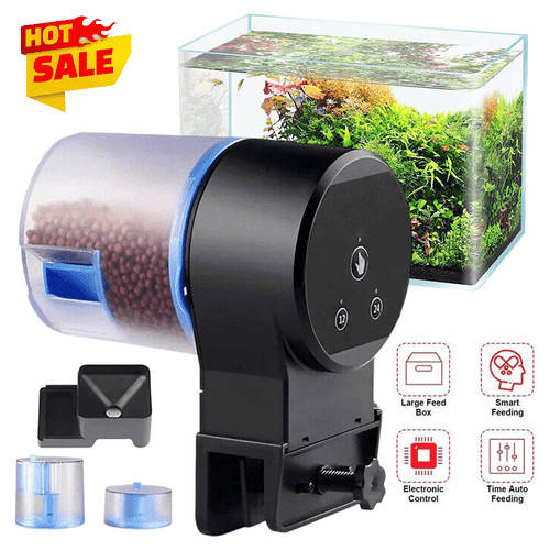 Auto fish feeder feeding - feeder,