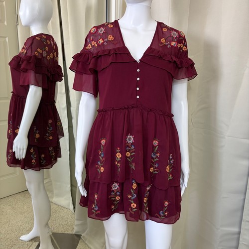 Zara trafaluc burgundy - zara,