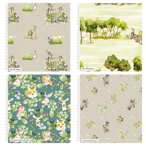 Country walk fabric 100 - walk,