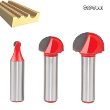Cove Core Box Round Router Bit Woodworking Ball Round Nose Cutter 1/2”  Shank
