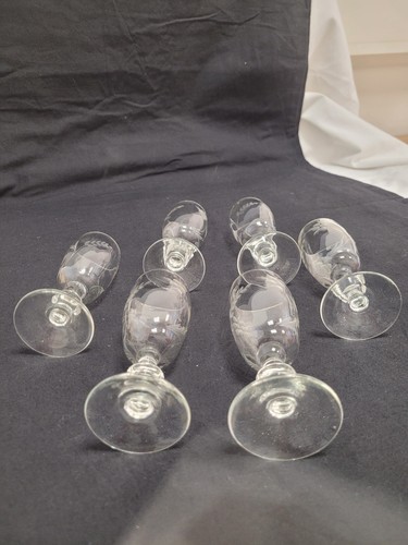 Sherry glasses etched with - glasses,