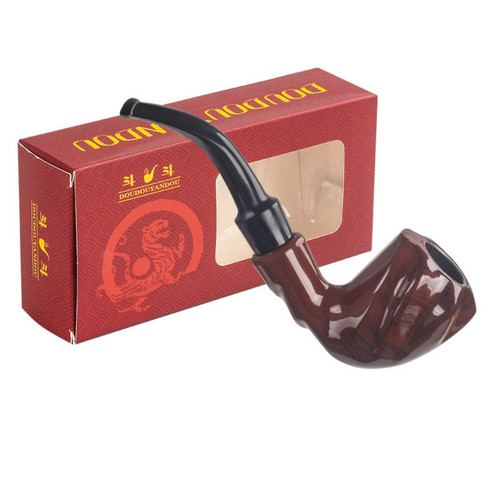 Classic bent smoking pipe wood - classic,