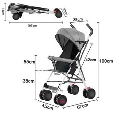 Foldable Baby Stroller Pram