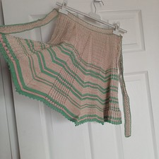 Vintage Half Apron Crocheted
