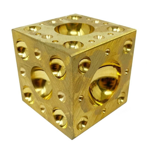 Brass doming dapping block - dapping,
