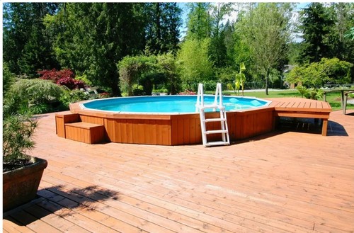 Above ground swimming pool - pool, &