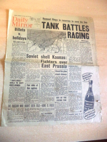 Daily mirror old vintage orig - mirror,