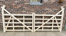 Curved Horn Farm Driveway Gates Made To Measure 3ft to 14ft widths See info