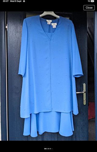Simon ellis blue 2pc - ellis, dress