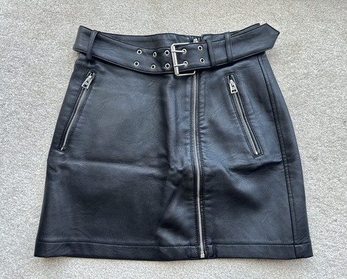 Topshop black faux - black,