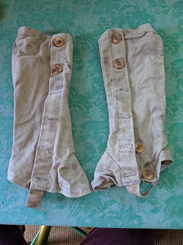 Vintage gators spats gray - vintage,