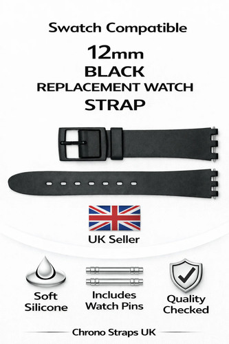 Swatch compatible 12mm - compatible, (14mm)