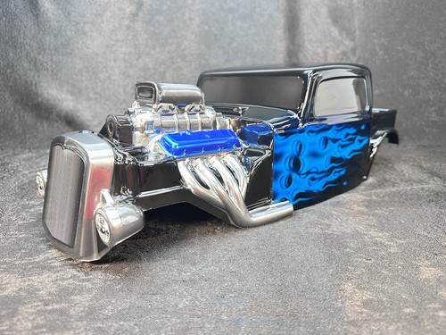 Custom painted rc truck - painted, 1/8