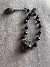 Butler & Wilson Black Beaded